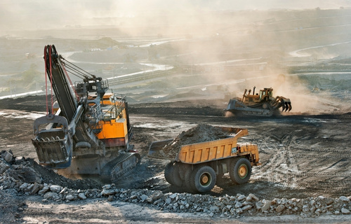 transport węgla z kopalni
