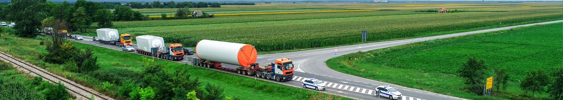 Transport turbin wiatrowych